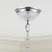 Clarion Polished Chrome Clear Crystal 4 Light Chandelier - Chandeliers
