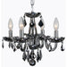 Clarion Polished Chrome Chrome Crystal 4 Light Chandelier - Chandeliers