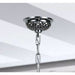 Clarion Polished Chrome Chrome Crystal 4 Light Chandelier - Chandeliers