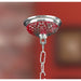 Clarion Polished Chrome Strawberry Crystal 4 Light Chandelier - Chandeliers