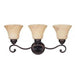 Copper Espresso 3 Light Vanity