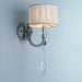 Cutlass Polished Chrome Clear Crystal 1 Light Wall Sconce - Wall Sconces