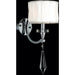 Cutlass Polished Chrome Clear Crystal 1 Light Wall Sconce - Wall Sconces
