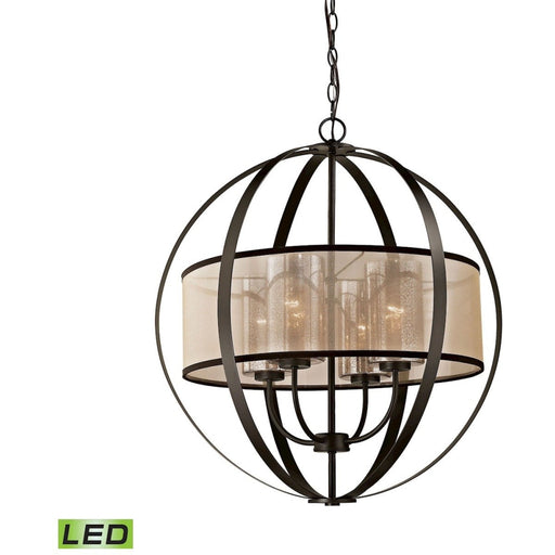 Diffusion Oil Rubbed Bronze LED Chandelier - Chandeliers