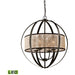 Diffusion Oil Rubbed Bronze LED Chandelier - Chandeliers