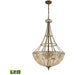 Elizabethan Dark Bronze LED Chandelier - Chandeliers