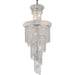 Empire Polished Chrome Clear Crystal 10 Light Chandelier - Chandeliers