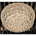 Empire Polished Chrome Clear Crystal 10 Light Flushmount - Flushmounts