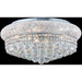 Empire Polished Chrome Clear Crystal 10 Light Flushmount - Flushmounts