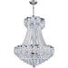 Empire Polished Chrome Clear Crystal 11 Light Chandelier - Chandeliers