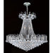 Empire Polished Chrome Clear Crystal 11 Light Chandelier - Chandeliers