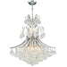 Empire Polished Chrome Clear Crystal 11 Light Chandelier - Chandeliers