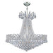 Empire Polished Chrome Clear Crystal 11 Light Chandelier - Chandeliers