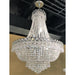 Empire Polished Chrome Clear Crystal 12 Light Chandelier - Chandeliers