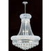 Empire Polished Chrome Clear Crystal 12 Light Chandelier - Chandeliers