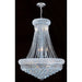 Empire Polished Chrome Clear Crystal 14 Light Chandelier - Chandeliers