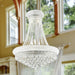 Empire Polished Chrome Clear Crystal 14 Light Chandelier - Chandeliers