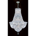 Empire Polished Chrome Clear Crystal 15 Light Chandelier - Chandeliers