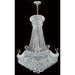 Empire Polished Chrome Clear Crystal 15 Light Chandelier - Chandeliers