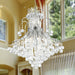 Empire Polished Chrome Clear Crystal 15 Light Chandelier - Chandeliers