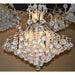 Empire Polished Chrome Clear Crystal 15 Light Chandelier - Chandeliers