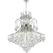 Empire Polished Chrome Clear Crystal 15 Light Chandelier - Chandeliers