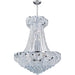 Empire Polished Chrome Clear Crystal 15 Light Chandelier - Chandeliers