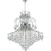 Empire Polished Chrome Clear Crystal 15 Light Chandelier - Chandeliers