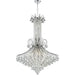 Empire Polished Chrome Clear Crystal 16 Light Chandelier - Chandeliers