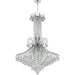 Empire Polished Chrome Clear Crystal 16 Light Chandelier - Chandeliers