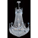 Empire Polished Chrome Clear Crystal 18 Light Chandelier - Chandeliers