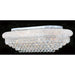 Empire Polished Chrome Clear Crystal 18 Light Flushmount - Flushmounts