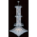 Empire Polished Chrome Clear Crystal 20 Light Chandelier - Chandeliers