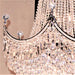 Empire Polished Chrome Clear Crystal 24 Light Chandelier - Chandeliers