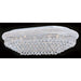 Empire Polished Chrome Clear Crystal 24 Light Flushmount - Flushmounts