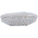 Empire Polished Chrome Clear Crystal 24 Light Flushmount - Flushmounts