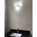 Empire Polished Chrome Clear Crystal 3 Light Wall Sconce - Wall Sconces