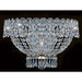 Empire Polished Chrome Clear Crystal 3 Light Wall Sconce - Wall Sconces