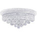 Empire Polished Chrome Clear Crystal 3 Light Wall Sconce - Wall Sconces
