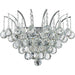 Empire Polished Chrome Clear Crystal 3 Light Wall Sconce - Wall Sconces