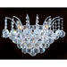 Empire Polished Chrome Clear Crystal 3 Light Wall Sconce - Wall Sconces