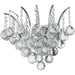 Empire Polished Chrome Clear Crystal 3 Light Wall Sconce - Wall Sconces