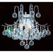 Empire Polished Chrome Clear Crystal 3 Light Wall Sconce - Wall Sconces
