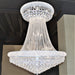 Empire Polished Chrome Clear Crystal 32 Light Chandelier - Chandeliers