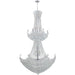 Empire Polished Chrome Clear Crystal 32 Light Chandelier - Chandeliers