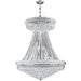 Empire Polished Chrome Clear Crystal 32 Light Chandelier - Chandeliers
