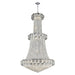 Empire Polished Chrome Clear Crystal 32 Light Chandelier - Chandeliers
