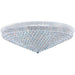 Empire Polished Chrome Clear Crystal 33 Light Flushmount - Flushmounts