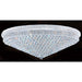 Empire Polished Chrome Clear Crystal 33 Light Flushmount - Flushmounts