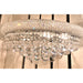 Empire Polished Chrome Clear Crystal 4 Light Wall Sconce - Wall Sconces